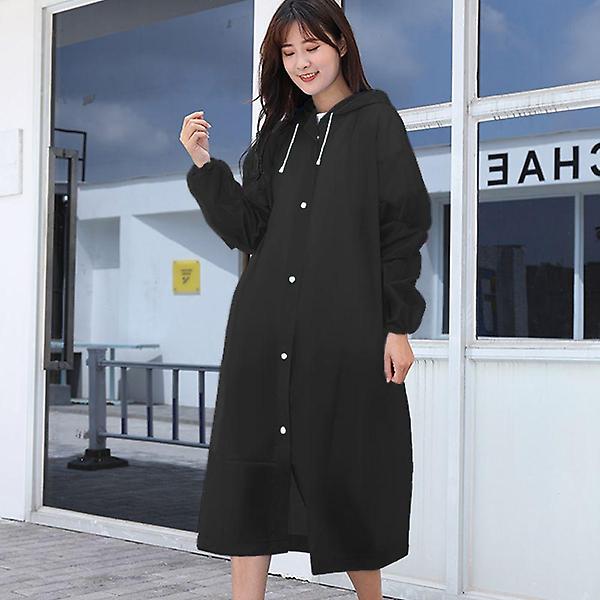  헬로제인 패션 레인코트 (블랙) 남녀공용 우비