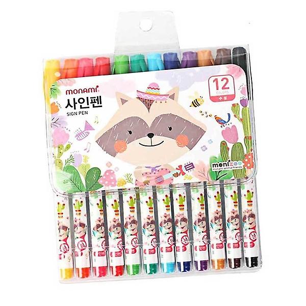  12색 싸인펜 사인펜세트 아이들선물 사인펜12색