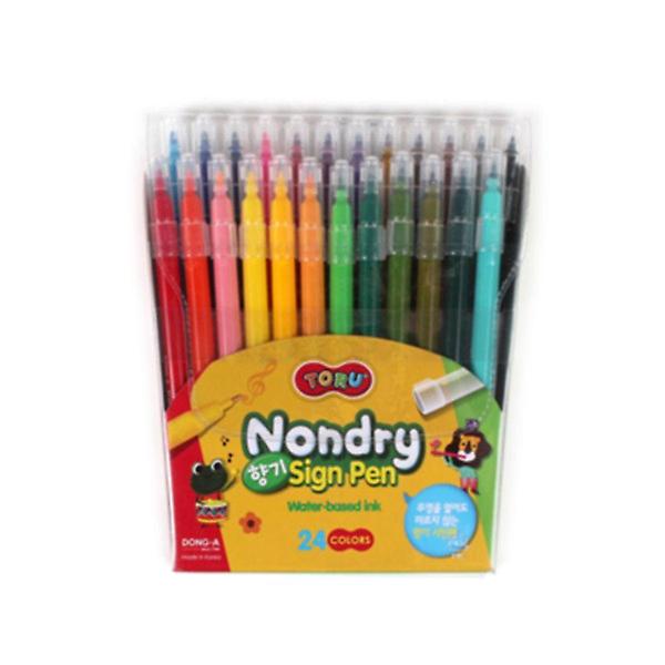  논드라이 사인펜 24색 토루 향기