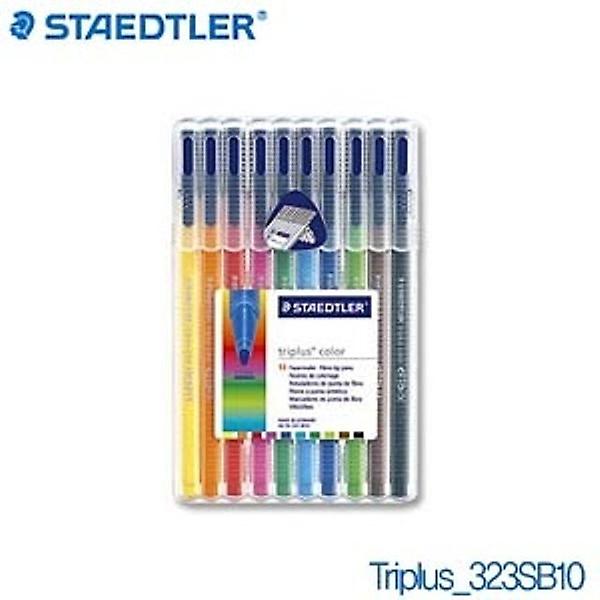  스테들러 Triplus 323 SB10 칼라싸인펜 3-3 트리플러