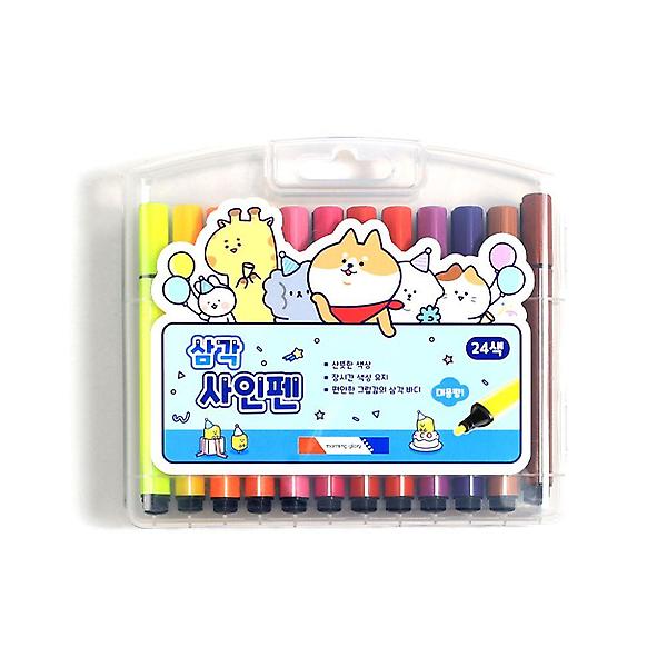  8500 모닝글로리 24색 삼각사인펜