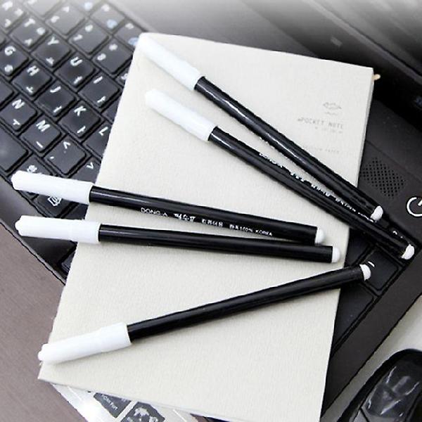  동아 12자루 컴퓨터싸인펜 컴퓨터용 싸인펜 흑색 필승