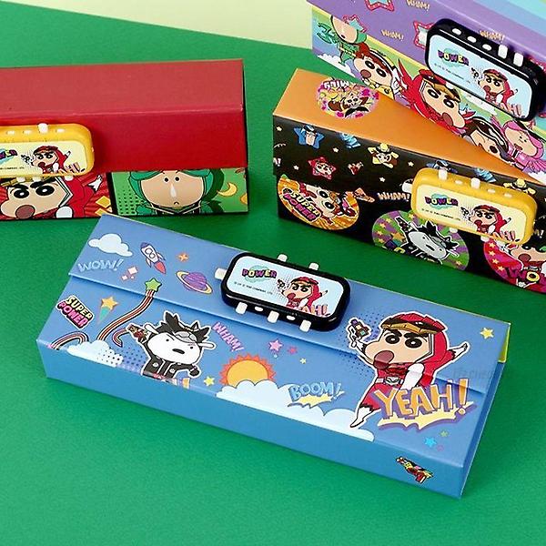  짱구는못말려 비밀 버튼 지함 필통