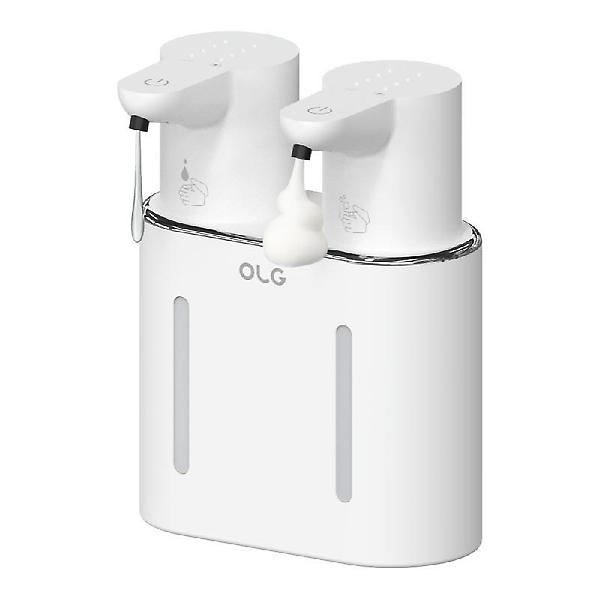  올지 2중 자동 디스펜서 주방세제 핸드워시 손세정기 젤 폼 샴푸 싱크대 욕실 거품 전동