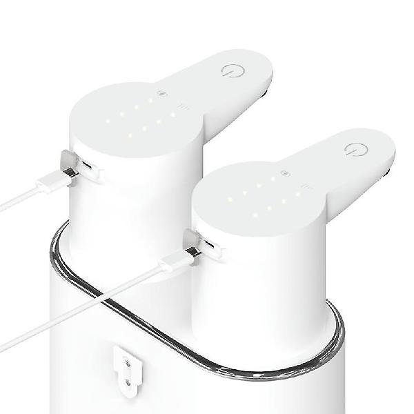  올지 2중 자동 디스펜서 주방세제 핸드워시 손세정기 젤 폼 샴푸 싱크대 욕실 거품 전동