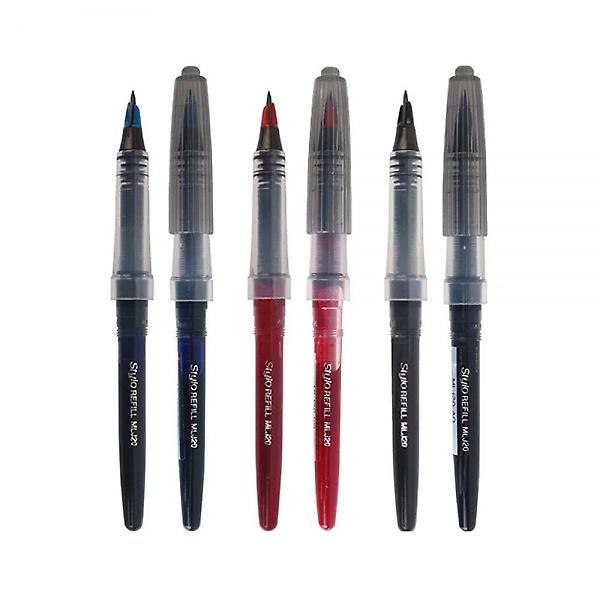  펜텔 트라디오 수성펜심 MLJ20-A 흑색 12개입