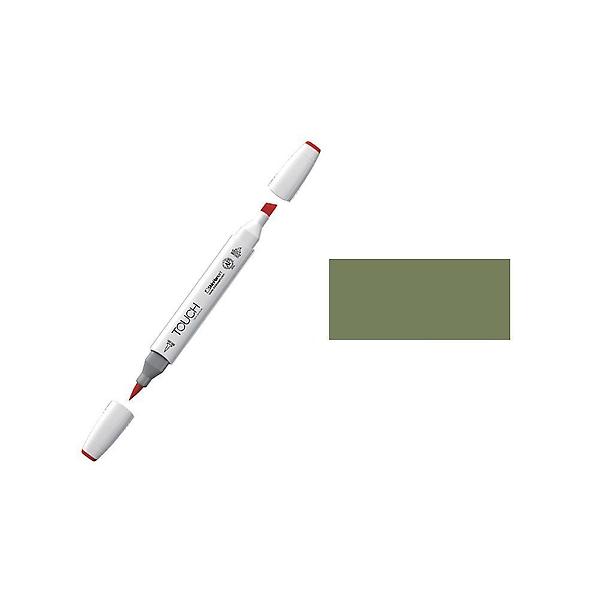  신한 터치 트윈 브러쉬 마카 Y42 브론즈그린