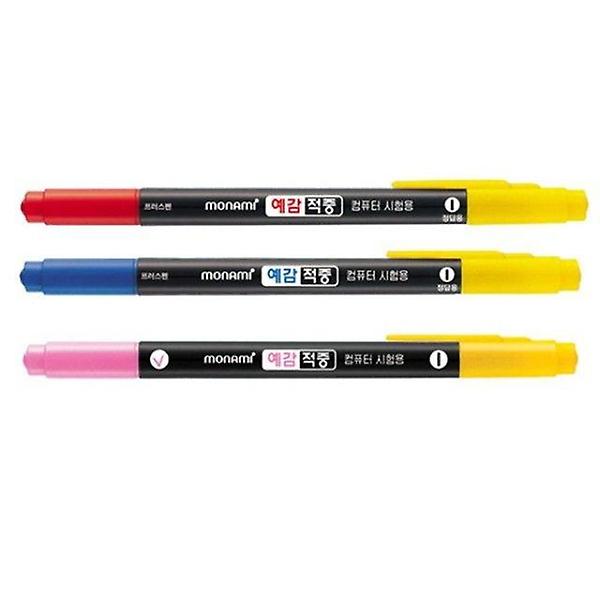  모나미 컴퓨터용 양면 사인펜 12자루