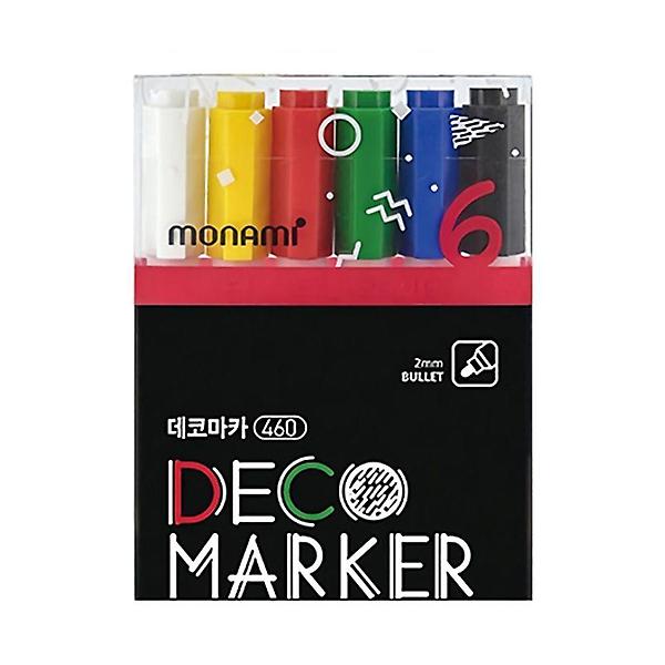  모나미 데코마카XF 463 6색세트 0.7mm