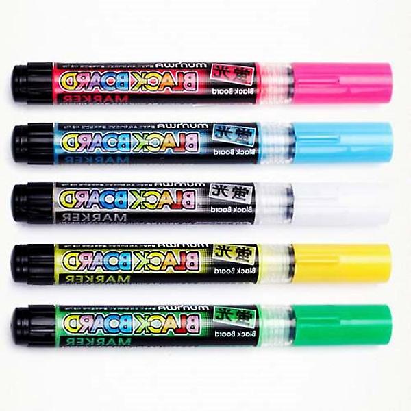  형광 블랙보드용 마카 5개세트 발표 프레젠테이션