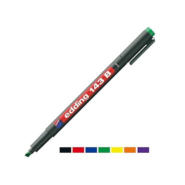  에딩 에딩펜 143 보드마카 B 청색 1-3mm
