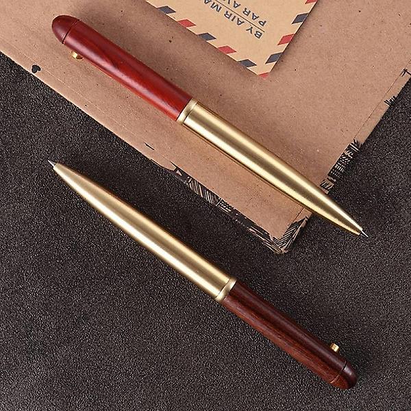  DD 10372 우드 볼펜 황동 각인가능 앤틱 각인펜 고