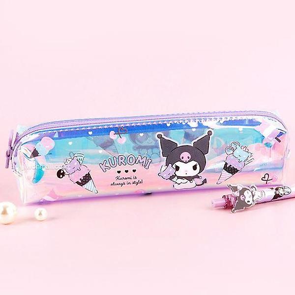  산리오 쿠로미 홀로그램 슬림 사각필통