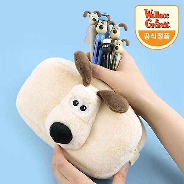  월레스와그로밋필통 스퀘어파우치케이스필통