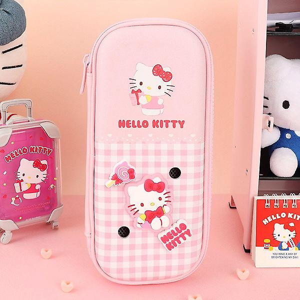  헬로키티 참 플레이 와이드 EVA 파우치