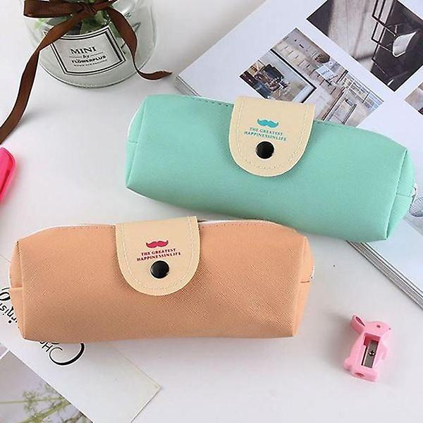  펜 수납 파우치 케이스 예쁜 지퍼 학생 필통 2개 세트