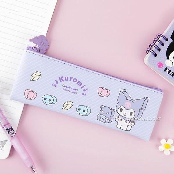  산리오 쿠로미 플랫 블럭 필통