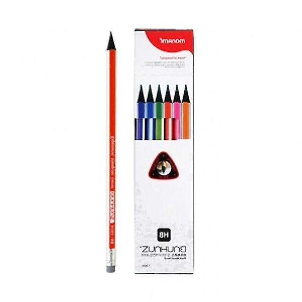  연필 12p 삼각 지우개 hb