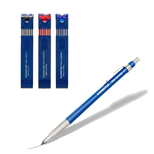  목공샤프 홀더펜 건축도면 제도샤프 2PCS+홀더심 3SET