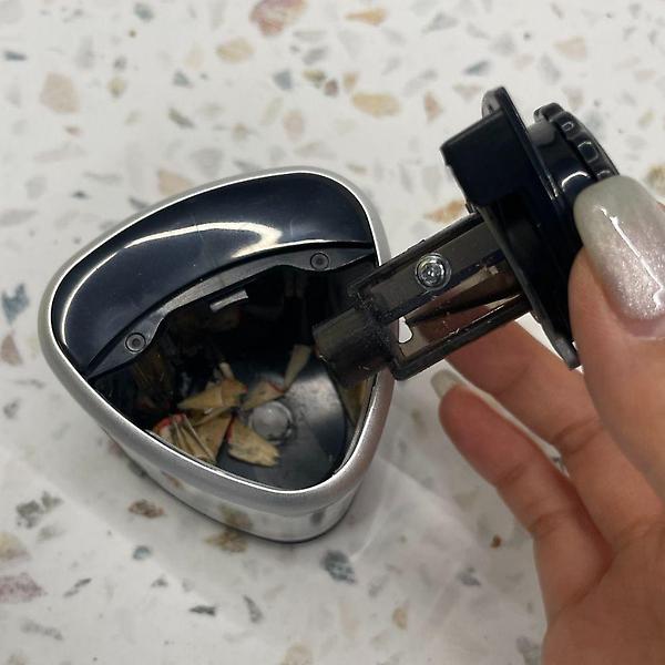  블랙 연필깎이 자동 겸용 수동