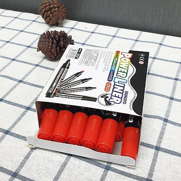  유성매직 빨강 12p