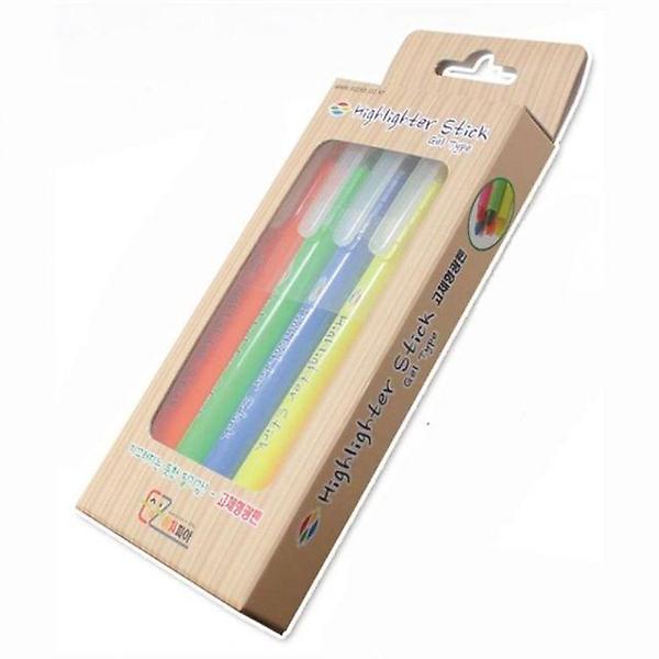  고체형광펜 이지하이라이터 형광펜고체 스틱형광펜