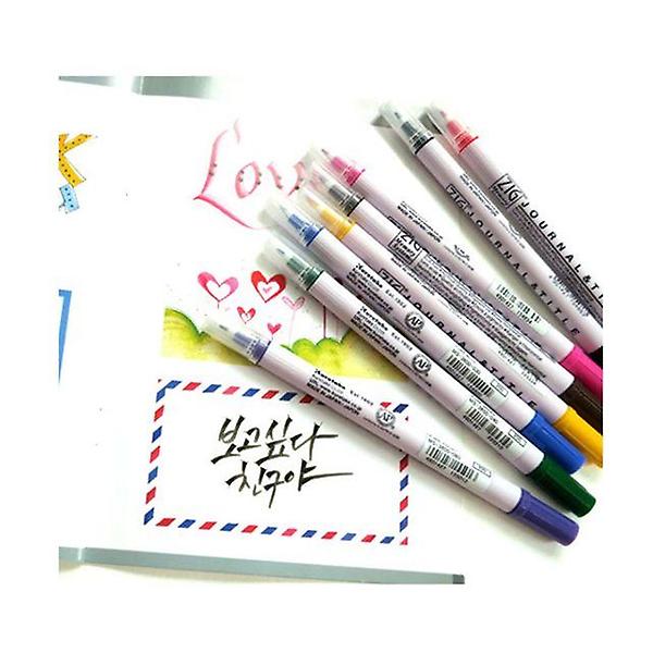  펜 물감 붓 붓펜 마카