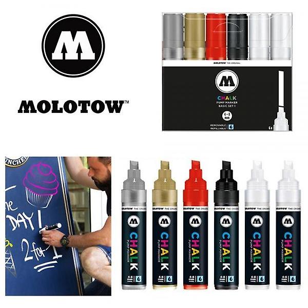  모로토우 마카펜 초크 펌프 마커 4-8mm 베이직세트 (n