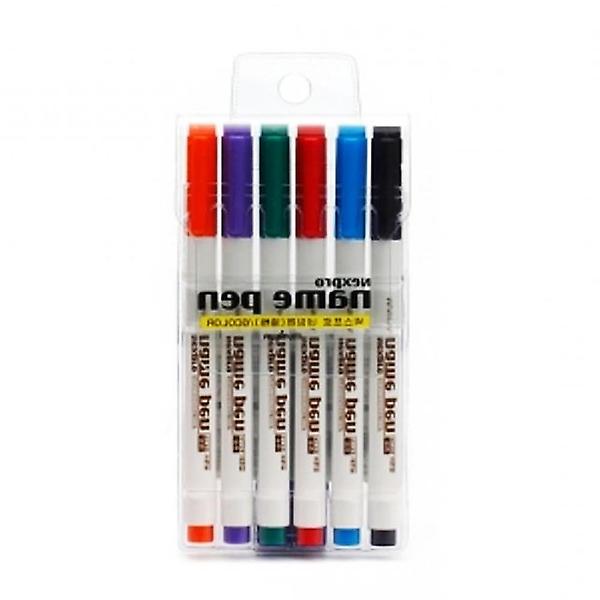  매직 문화 네임펜 6p0.5mm 넥스 프로 세트