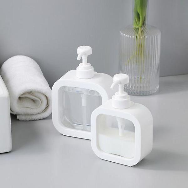  투명 세제통 디스펜서 욕실 샴푸통 소분용기 500ml