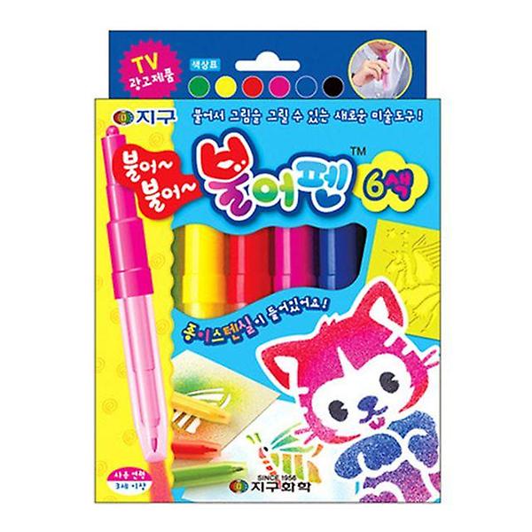  불어펜 6색
