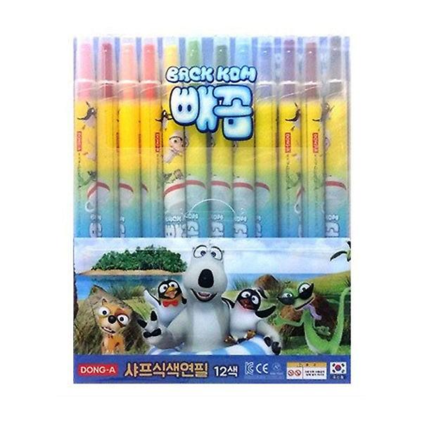  샤프식 색연필 12색 남아 디자인랜덤