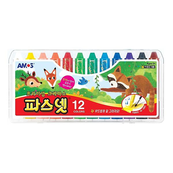 파스넷 크레파스 12색