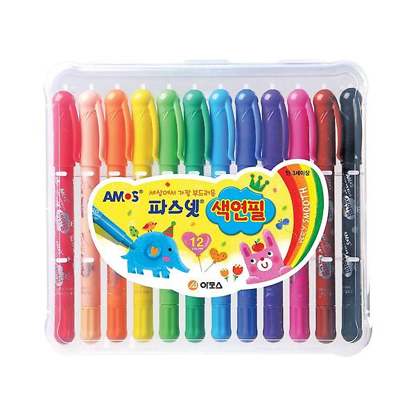  파스넷 색연필 12색