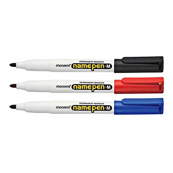  흑색 12EA 모나미 네임펜 M 굵은글씨용