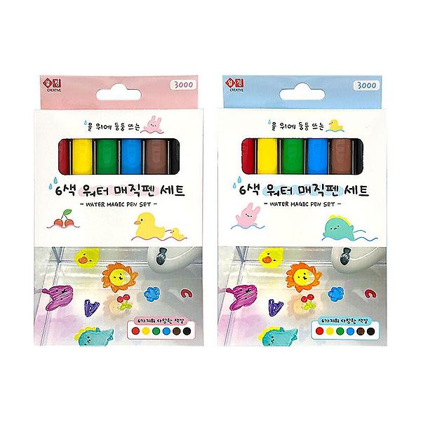  6색 워터매직펜세트(8개)