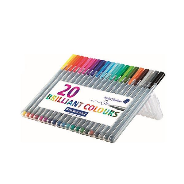  스테들러 화인라이너 334 SB20 20색 세트 /1개입