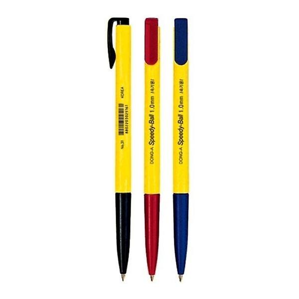  스피디볼 29350 동아 1.0mm 볼펜 24개입 흑색