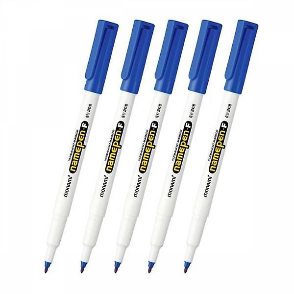  1.0mm 네임펜F 12자루 청색 모나미 사인 사무 오피