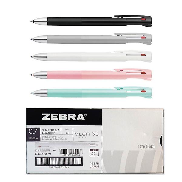  제브라 블렌 3색 볼펜 B-B3A88 0.7mm /10개입 1세트