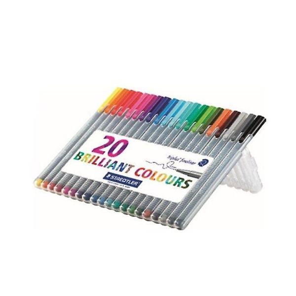  스테들러 화인라이너 334 SB20 20색 세트 10개입