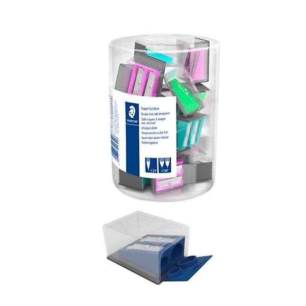  스테들러 케이스형 2홀 연필 깎이 512 60 18개입