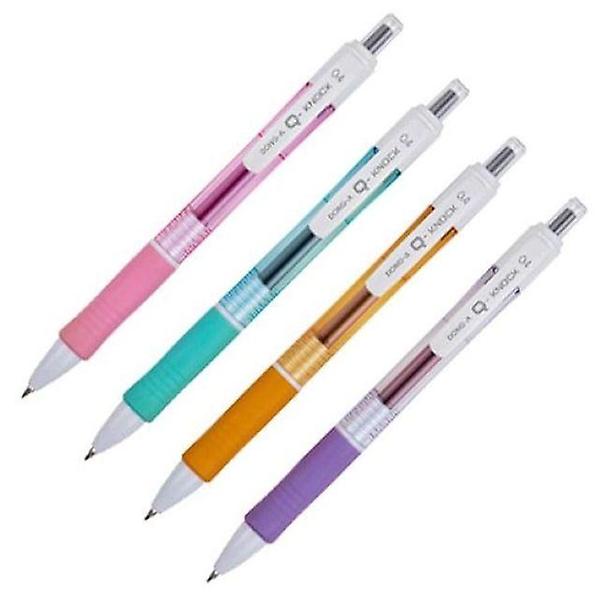  큐노크 볼펜 Q노크 0.4mm(잉크-검정) (12개 1세트)