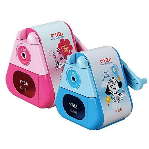  티티삼각 연필깎이 블루 KI-100 티티경인