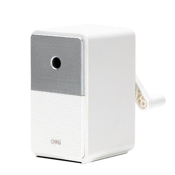  델리 5단 심조절 연필깎이 화이트