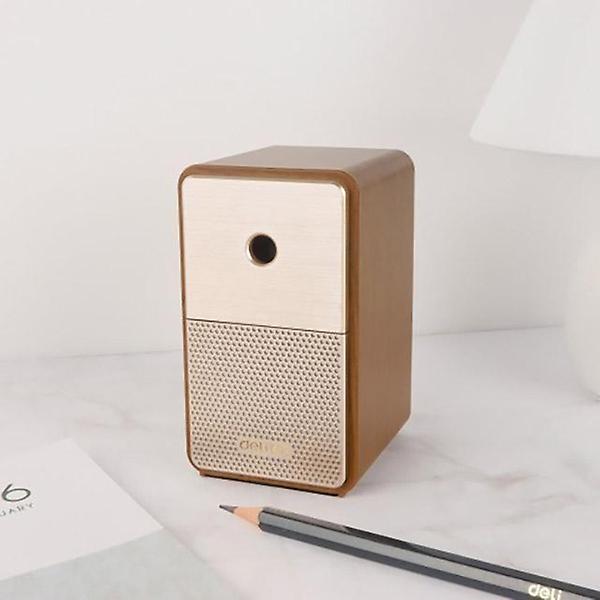  델리 5단 심조절 레트로 연필깎이 색연필 펜슬 샤프너