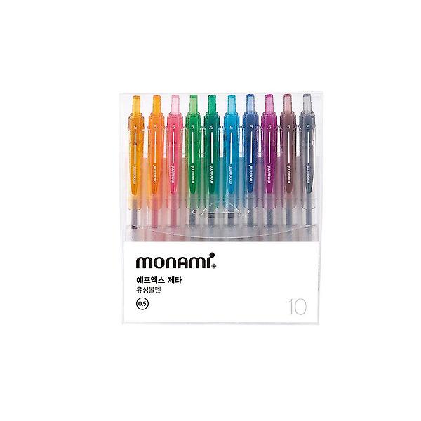  모나미 부드러운 필기감 FX-제타 10색세트 0.5mm