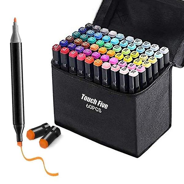  마커펜 트윈 싸인펜 양쪽 60색 드로잉펜 마카펜 미술