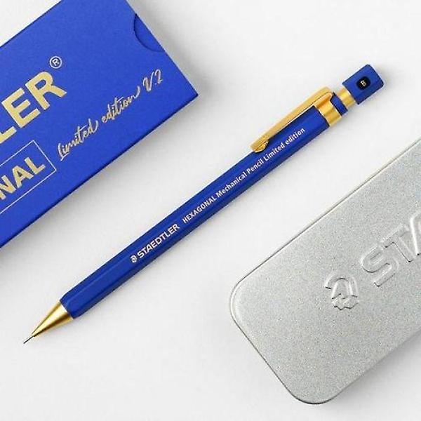  스테들러 헥사고날 샤프 0.5mm 딥블루 한정판