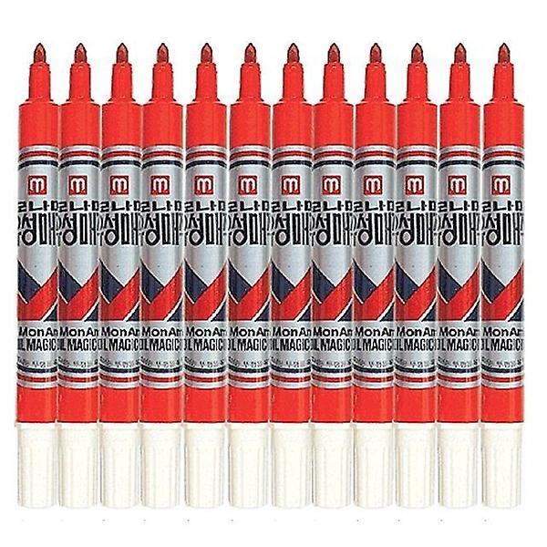  모나미유성매직 (적) 12개세트